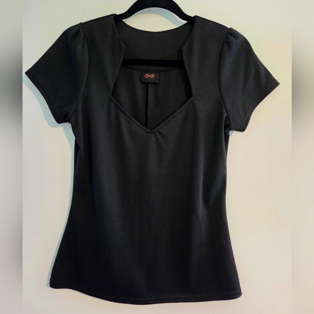 Steady Sophia Black Top Large